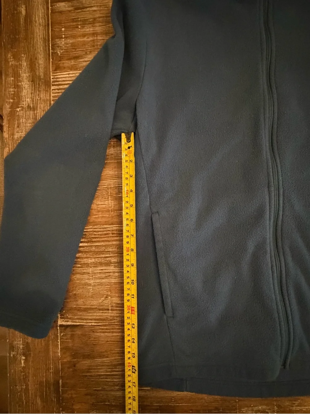 The North Face Deep Blue Full-Zip Fleece Jacket Mens Sz XL